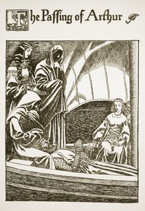 La Morte di Artù, illustrazione da 